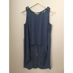 💎SOLD OUT💎 High and Low Top with Lace Back